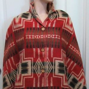 New button up Cape very unique - Fringes